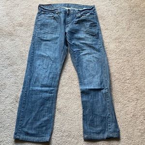 Slim straight jeans. Barely worn!